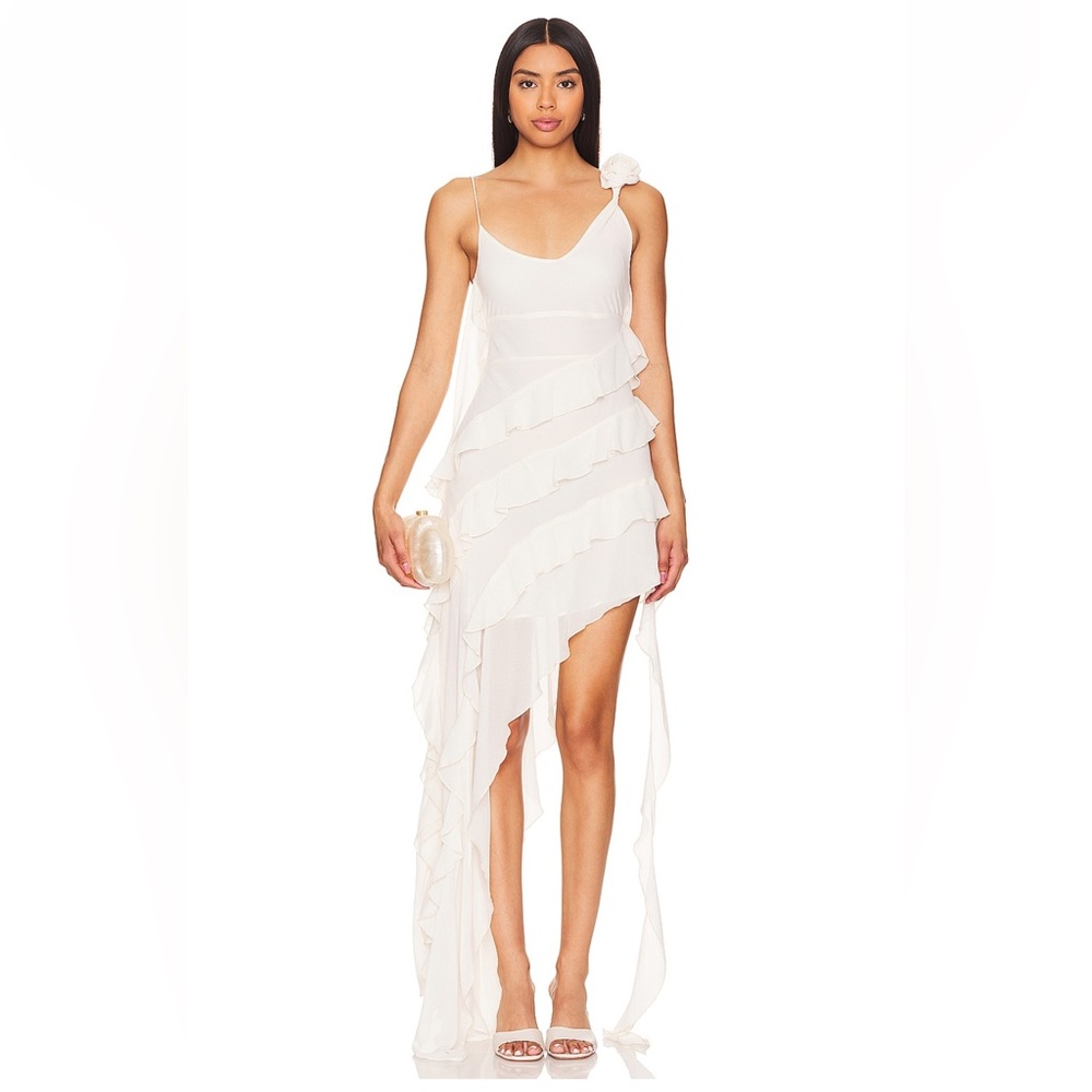 Willow Ruffle Rosette Dress